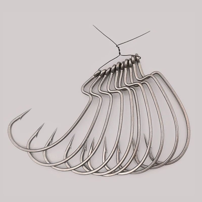 Anzol de Pesca Offset para Isca Soft com Revestimento PTFE Master