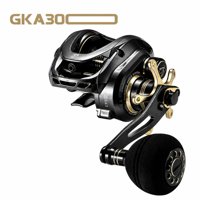 carretilha Soloking GKA-300 baitcasting para tucunaré freshwater