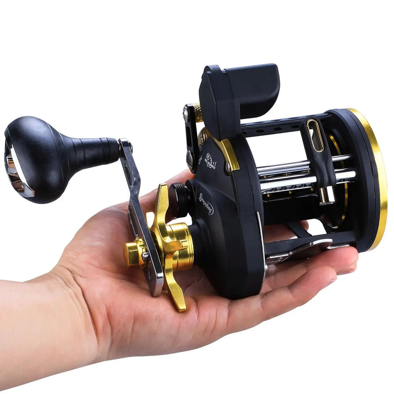 carretilha Sougayilang TRA30 baitcasting para tucunaré freshwater