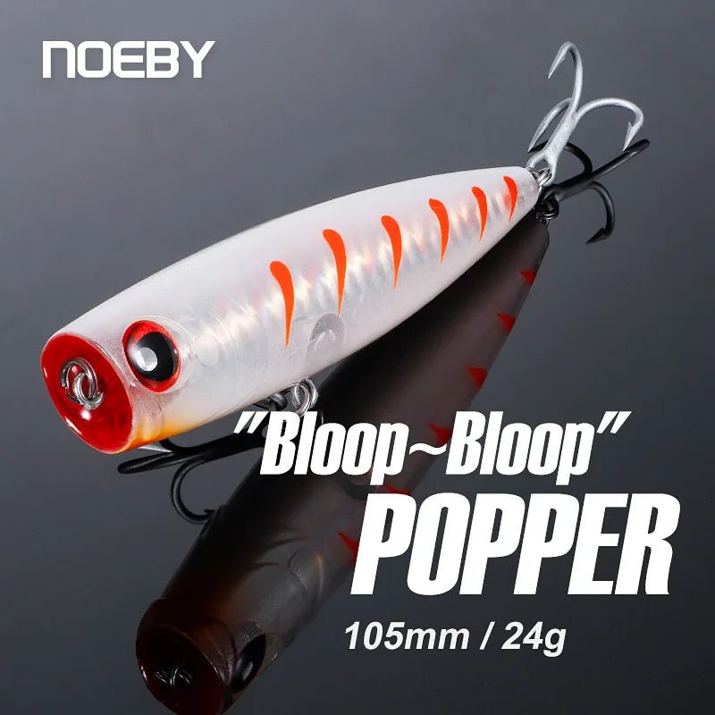 isca Noeby Bloop Bloop Popper 105mm 24g topwater para tucunaré
