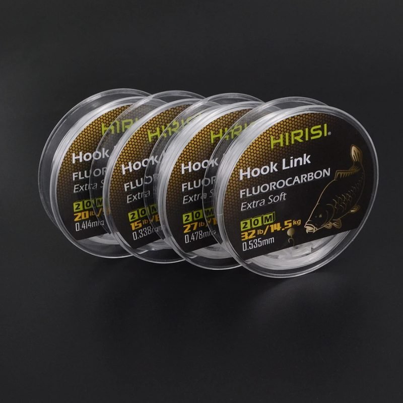 Linha de Pesca para Carpa Fluorcarbono Rígida