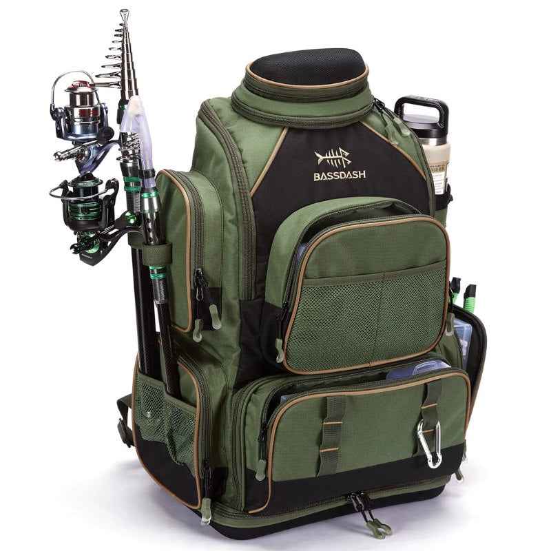 Mochila de Pesca Bassdash Tática e Resistente