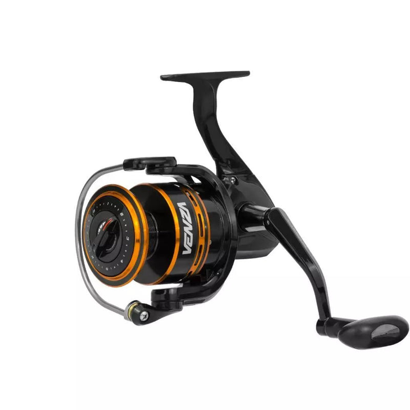 Molinete Marine Sports Venza — Vista frontal 6 rolamentos spinning água doce e salgada