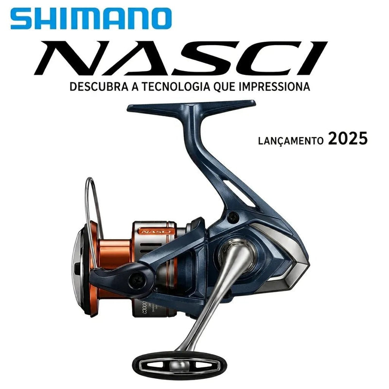 molinete Shimano Nasci 2025 Original Hagane Gear para tucunaré