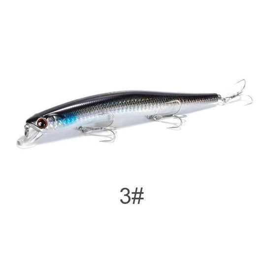 isca-artificial-noeby-slim-lance-minnow-150mm-cor-3-prateada-azulada-foto-lateral-fundo-branco