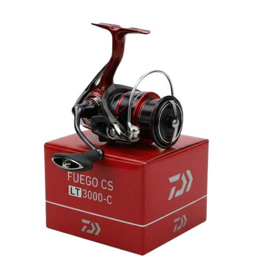 molinete-daiwa-fuego-cs-lt-3000c-vermelho-preto-foto-conjunto-caixa-vermelha