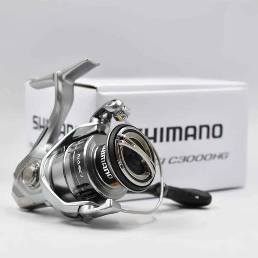 molinete-shimano-nasci-c3000hg-com-caixa-original-prata-e-preta