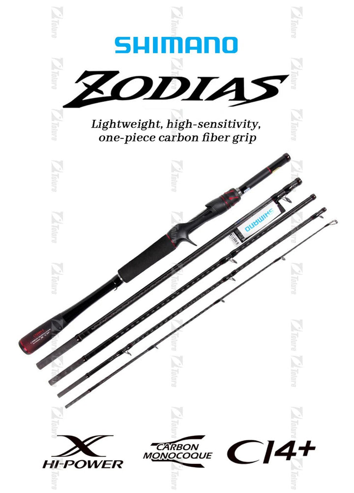 Vara de Pesca SHIMANO ZODIAS Travel - Molinete Master