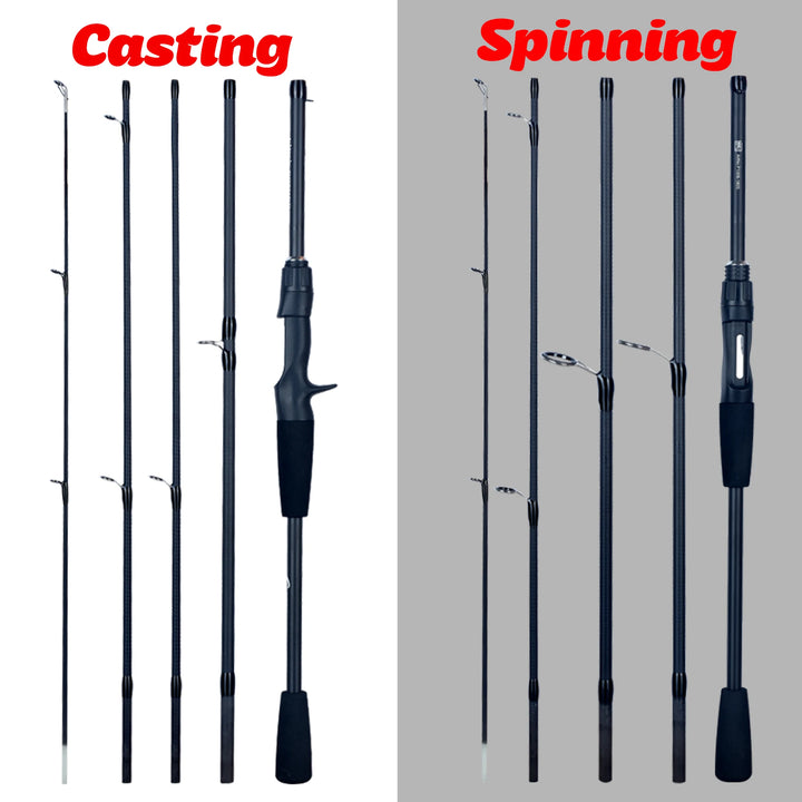 Vara de Pesca PHISHGER Travel Carbon 99% FAST - Molinete Master