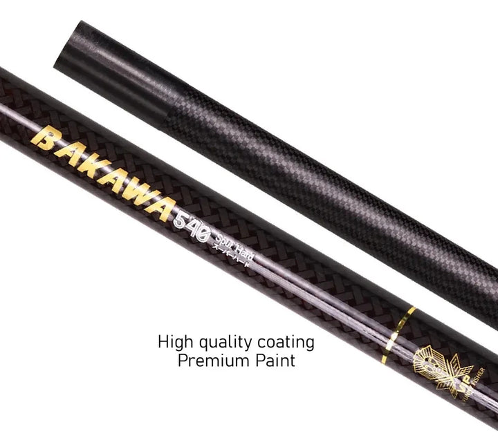 Vara de Pesca BAKAWA 100% Carbon Hand Rod Premium Original - Molinete Master