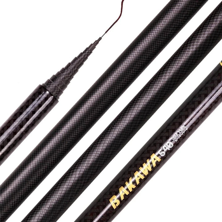 Vara de Pesca BAKAWA 100% Carbon Hand Rod Premium Original - Molinete Master