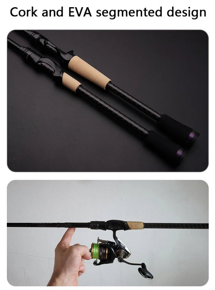 Vara de Pesca SHARPEN Travel PURELURE T1100G + M40JB Original - Molinete Master