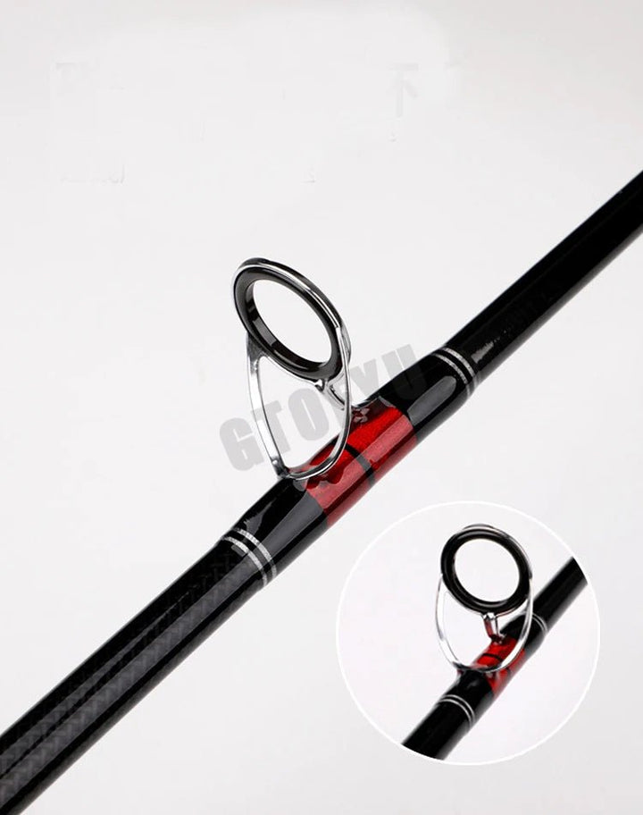 Vara de Pesca 3 Seções Fuji Carbono 36T - Molinete Master