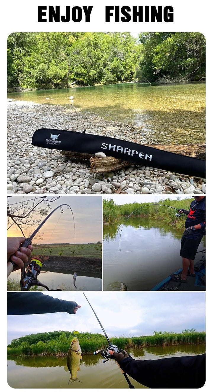Vara de Pesca SHARPEN Travel PURELURE T1100G + M40JB Original - Molinete Master