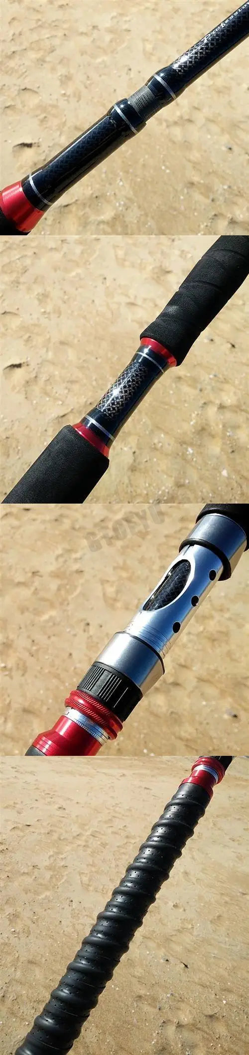 Vara de Pesca 3 Seções Fuji Carbono 36T - Molinete Master