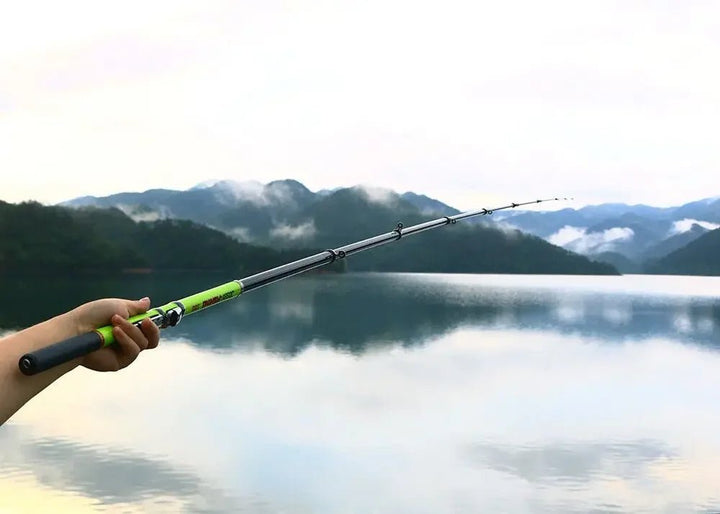 Vara de Pesca JOSBY Telescópica YinWan FRP - Carbon Original - Molinete Master