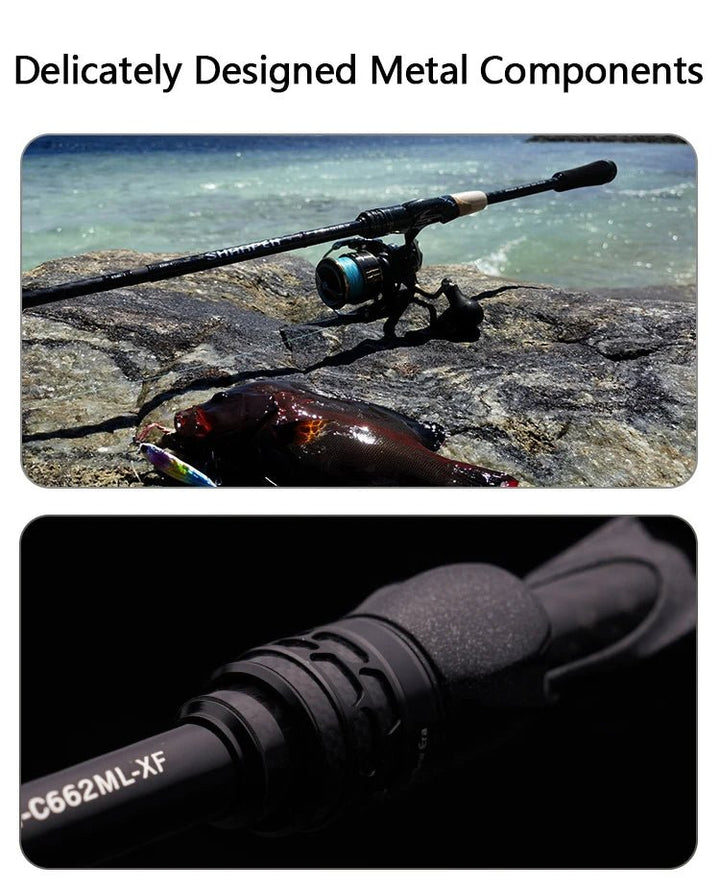 Vara de Pesca SHARPEN Travel PURELURE T1100G + M40JB Original - Molinete Master