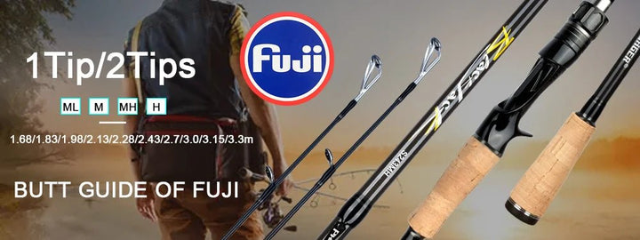 Vara de Pesca PHISHGER Travel Carbon 99% FAST - Molinete Master
