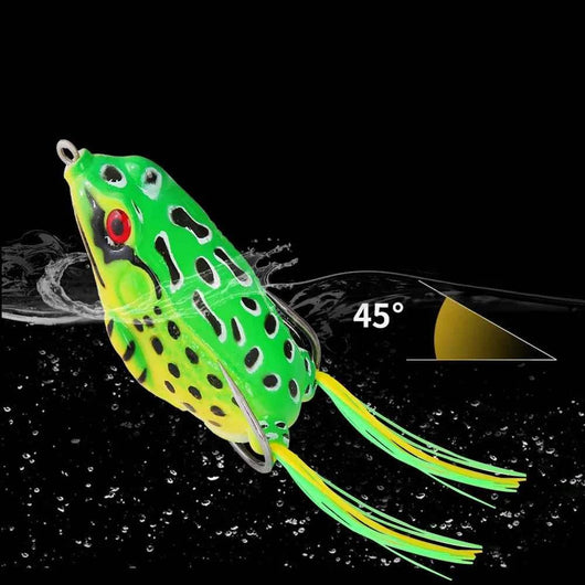 1Pcs 5g 9g 13g 17.5g Soft Frog Fishing Lures Topwater Artificial Silicone Bait with Double Hooks Crankbait Bass Fishing Tackle