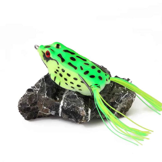 1Pcs 5g 9g 13g 17.5g Soft Frog Fishing Lures Topwater Artificial Silicone Bait with Double Hooks Crankbait Bass Fishing Tackle