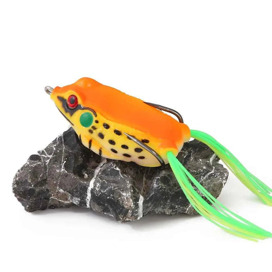1Pcs 5g 9g 13g 17.5g Soft Frog Fishing Lures Topwater Artificial Silicone Bait with Double Hooks Crankbait Bass Fishing Tackle