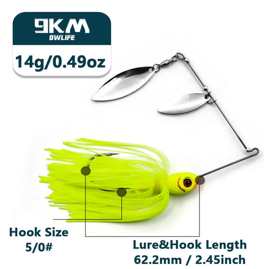 Isca Artificial Jig Spinner Bait - Molinete Master