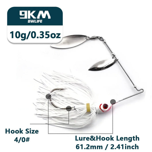 Isca Artificial Jig Spinner Bait - Molinete Master