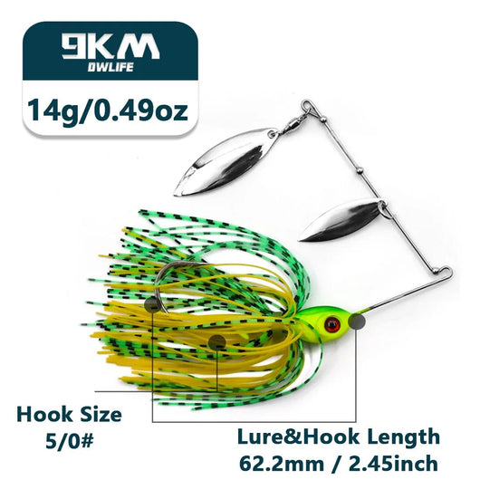 Isca Artificial Jig Spinner Bait - Molinete Master