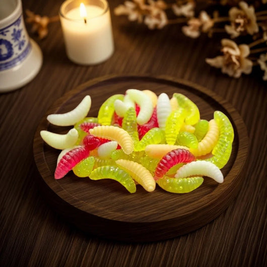 Isca Artificial Minhocas Grubs Kit 50 Peças - Molinete Master