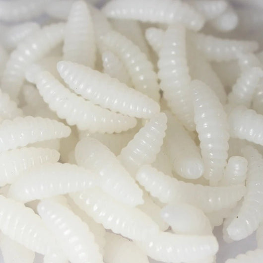 Isca Artificial Minhocas Grubs Kit 50 Peças - Molinete Master