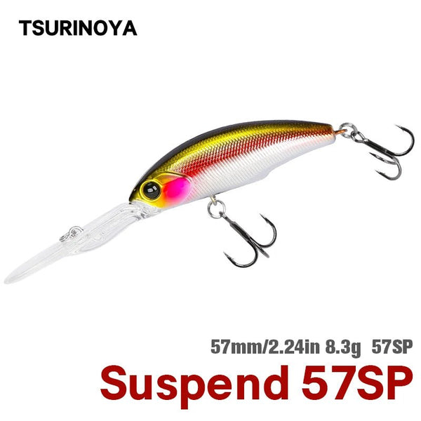 Isca Artificial Pequena de Fundo TSURINOYA Suspend 57SP