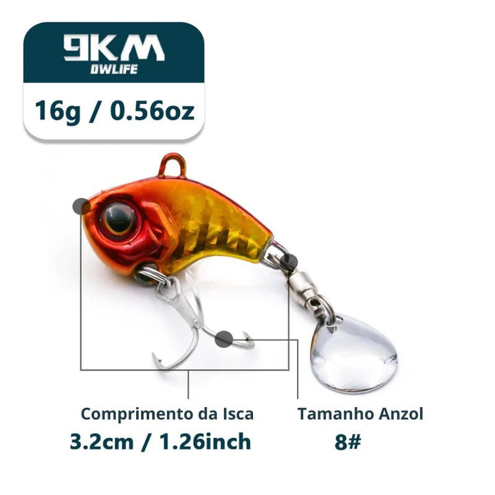 Isca Artificial VIB Spoon - Molinete Master