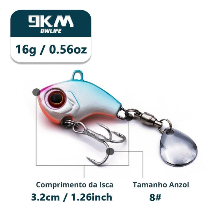 Isca Artificial VIB Spoon - Molinete Master