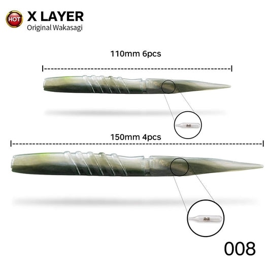 Isca Artificial X Layer HuntHouse - Molinete Master
