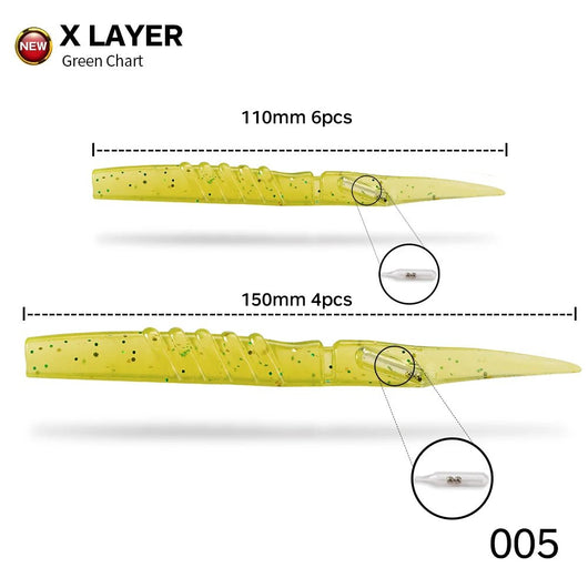 Isca Artificial X Layer HuntHouse - Molinete Master
