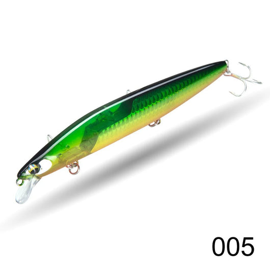 isca-silent-assassin-floating-minnow-d1-cor-verde-metálica-com-barriga-dourada-e-detalhes-holograficos-fundo-branco