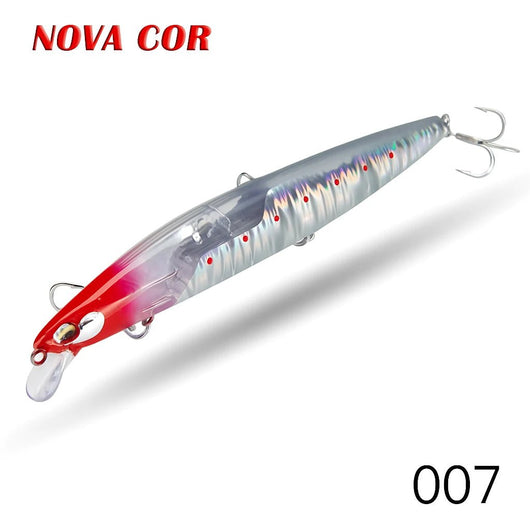 isca-silent-assassin-floating-minnow-d1-nova-cor-007-cabeca-vermelha-corpo-prateado-com-detalhes-em-azul-e-fundo-branco