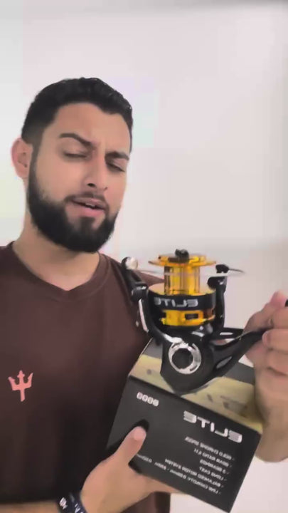 Molinete Marine Sports Elite Gold FD — Demonstração em vídeo spinning 500 ao 5000