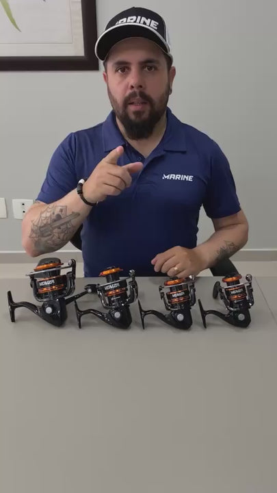Molinete Marine Sports Venza — Demonstração em vídeo 6 rolamentos spinning
