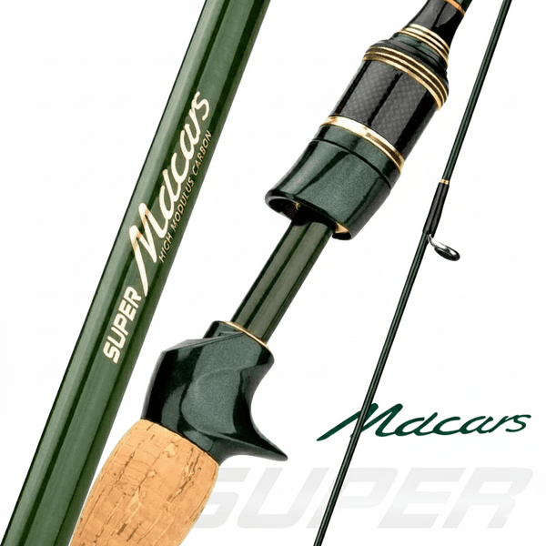 vara-de-pesca-cemreo-macars-cross-reverse-wire-carbon-close-reel-seat-verde-metalico-detalhes-dourados-cabo-de-cortica