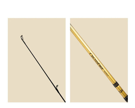 daiwa-crossfire-cs-2021-detalhe-da-ponta-e-do-blank-amarelo-em-close